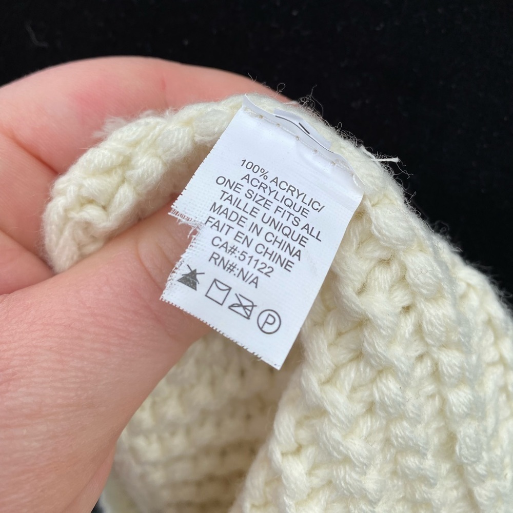 Ivory Knit Infinity Scarf - Picture 4 of 4